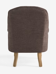 Laura Ashley Audra Hazelnut Brown Alveston Accent Chair - Image 8 of 8