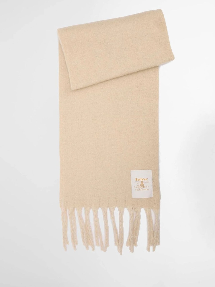 Barbour® Cream Ellison Scarf - Image 1 of 3 Barbour® Cream Ellison Scarf - Image 1 of 3