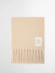 Barbour® Cream Ellison Scarf - Image 2 of 3