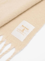 Barbour® Cream Ellison Scarf - Image 3 of 3