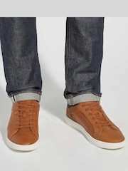 Dune London Brown Traces Trainers - Image 6 of 6