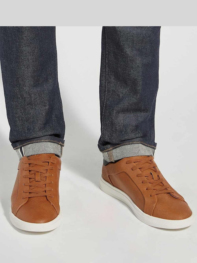 Dune London Brown Traces Trainers - Image 6 of 6 Dune London Brown Traces Trainers - Image 6 of 6