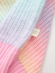 Little Bird by Jools Oliver Rainbow Ombre V-Neck Cardigan - Image 8 of 12