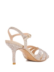Dune London Metallic Mayven Heeled Sandals - Image 3 of 5