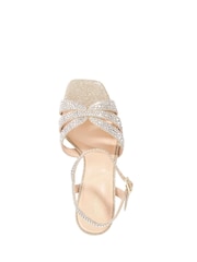 Dune London Metallic Mayven Heeled Sandals - Image 4 of 5