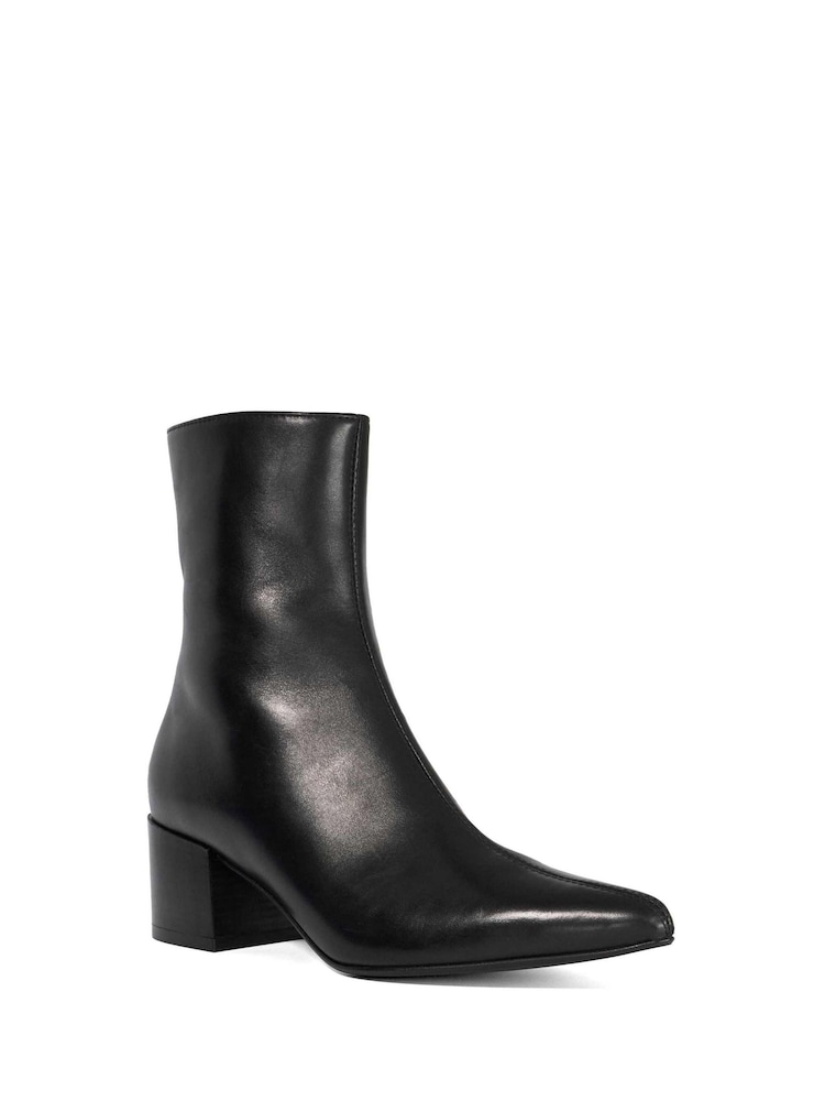 Dune London Black Pami Ankle Boots - Image 1 of 5