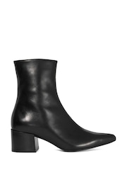 Dune London Black Pami Ankle Boots - Image 2 of 5