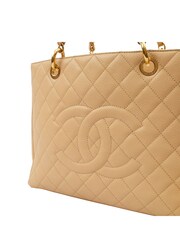 Natural Chanel Grand Shopping Tote Bag - Image 6 of 6