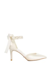 Dune London White Corsages Court Shoes - Image 2 of 6