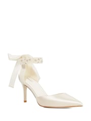 Dune London White Corsages Court Shoes - Image 3 of 6