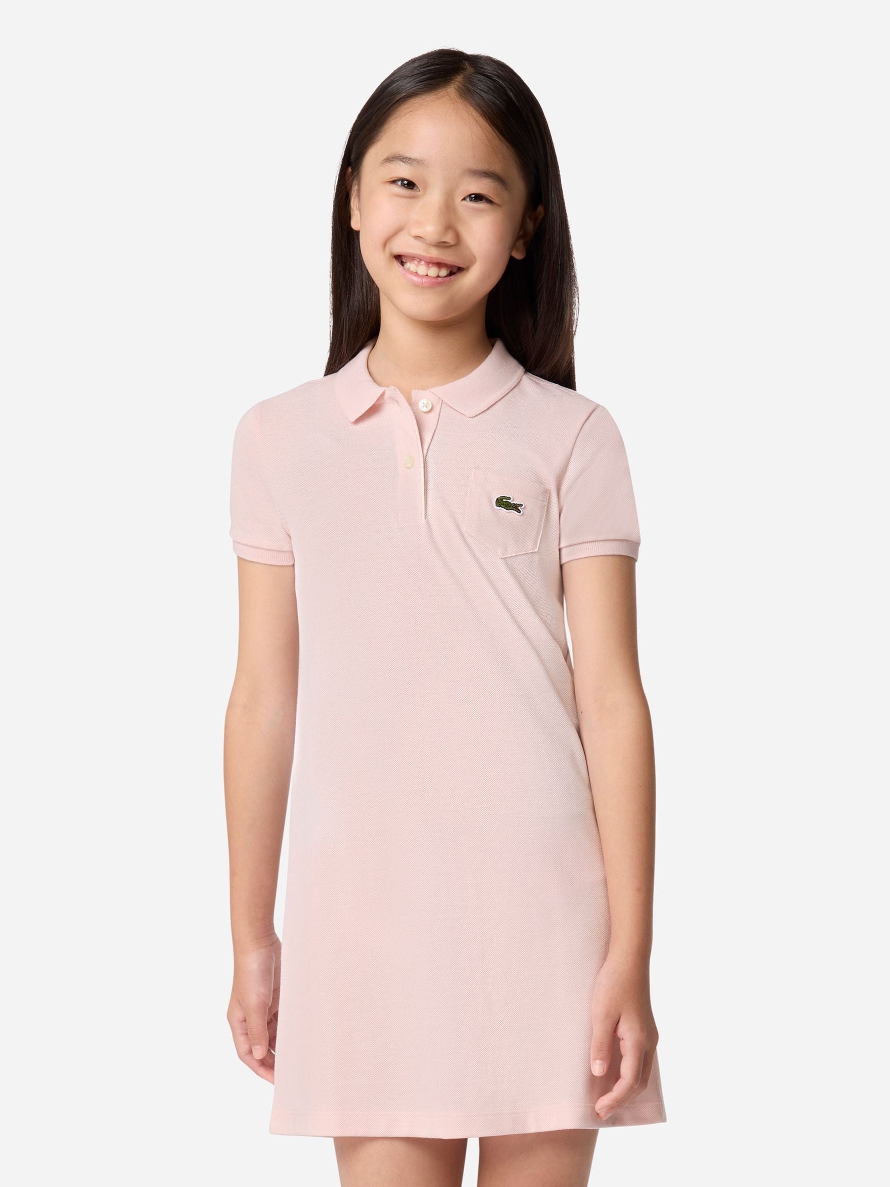 lacoste dress Women's Long Sleeve Belted Dress