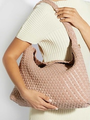 Dune London Pink Deliberate Shoulder Bag - Image 3 of 5