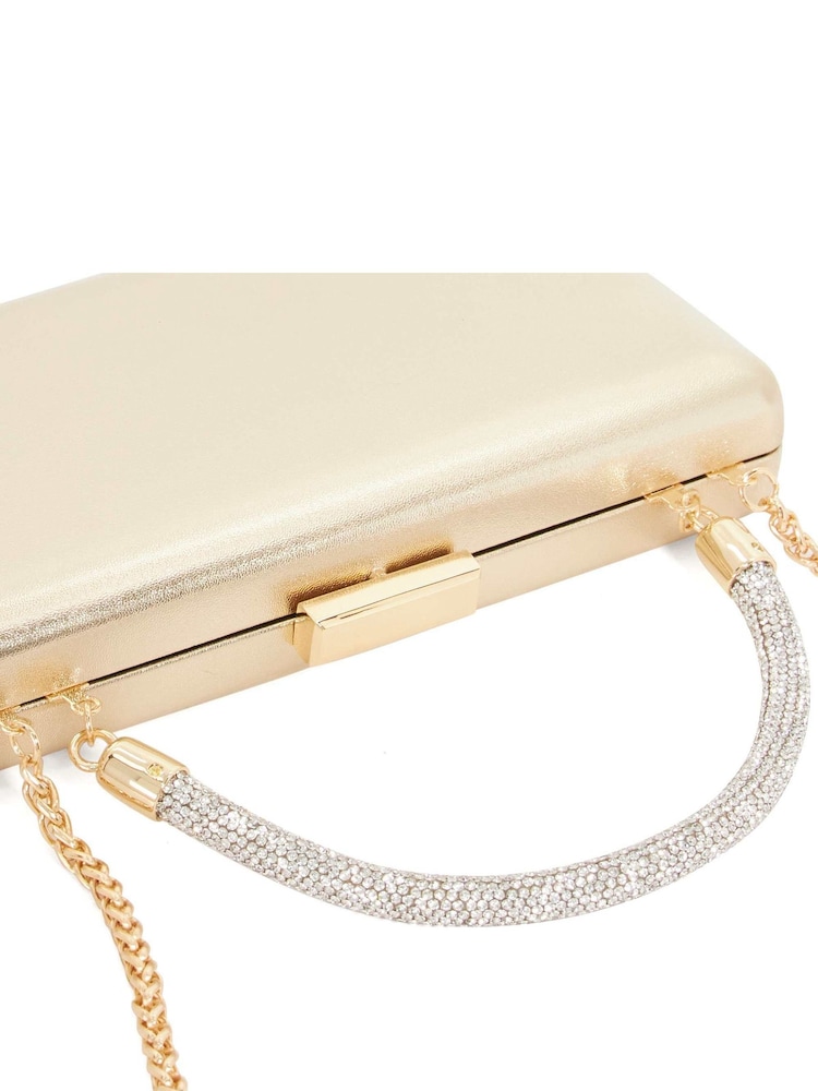 Dune London Metallic Beaut Clutch Bag - Image 5 of 5 Dune London Metallic Beaut Clutch Bag - Image 5 of 5