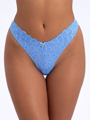 Boux Avenue Cornflower Blue Eden Lace Briefs - Image 5 of 5
