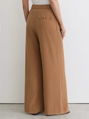 Reiss Maria Matte-Silk Wide-Leg Trousers - Imaginea 5 din 7
