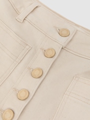 Reiss Cali Patch-Pocket Button Flared Jeans - Bild 7 von 7
