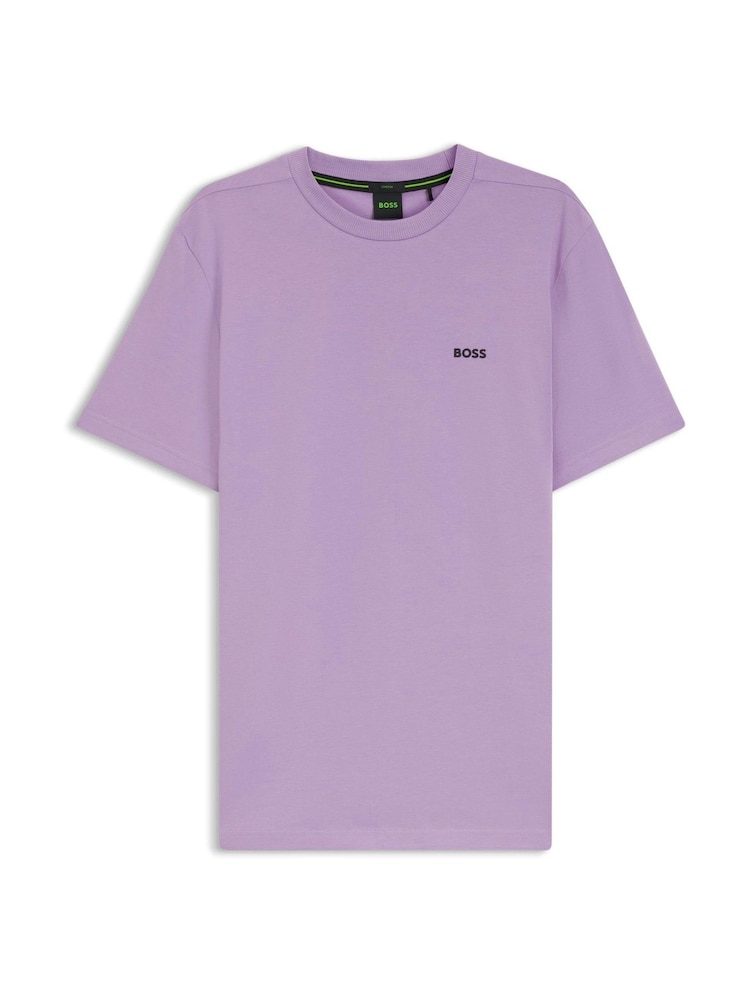 BOSS Pink Regular Fit Logo T-Shirt - Image 1 of 1 BOSS Pink Regular Fit Logo T-Shirt - Image 1 of 1