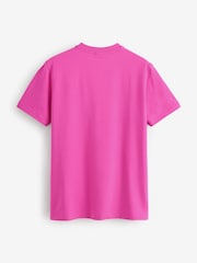 BOSS Pale Purple Regular Fit Logo T-Shirt - Image 5 of 5