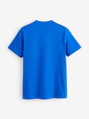 BOSS Blue Regular Fit Logo T-Shirt - Image 3 of 3