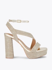 Carvela Gold Gala Platform Jewel Sandals - Image 2 of 5