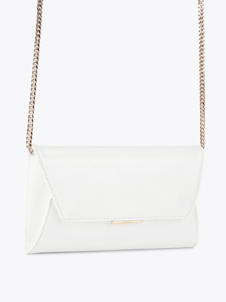 Carvela White Spirit Clutch Bag - Image 2 of 5