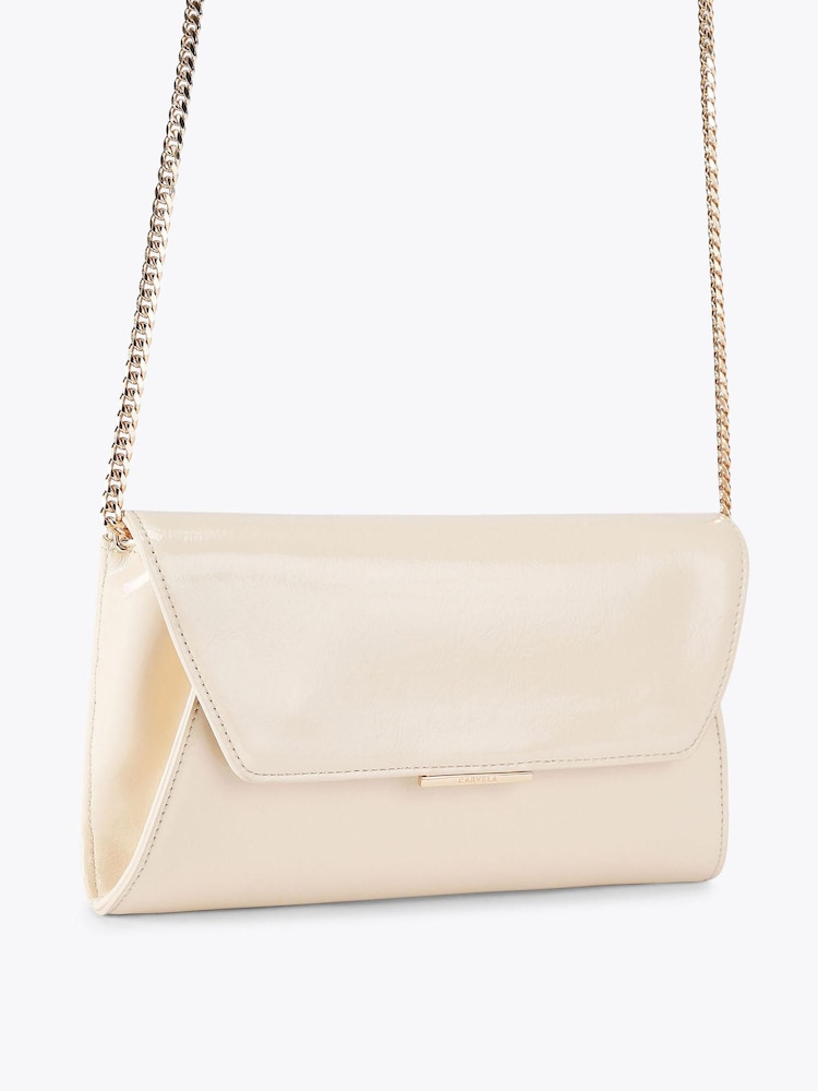 Carvela Cream Spirit Clutch Bag - Image 2 of 5