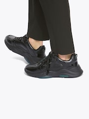 Kurt Geiger London Black Royston Trainers - Image 2 of 5