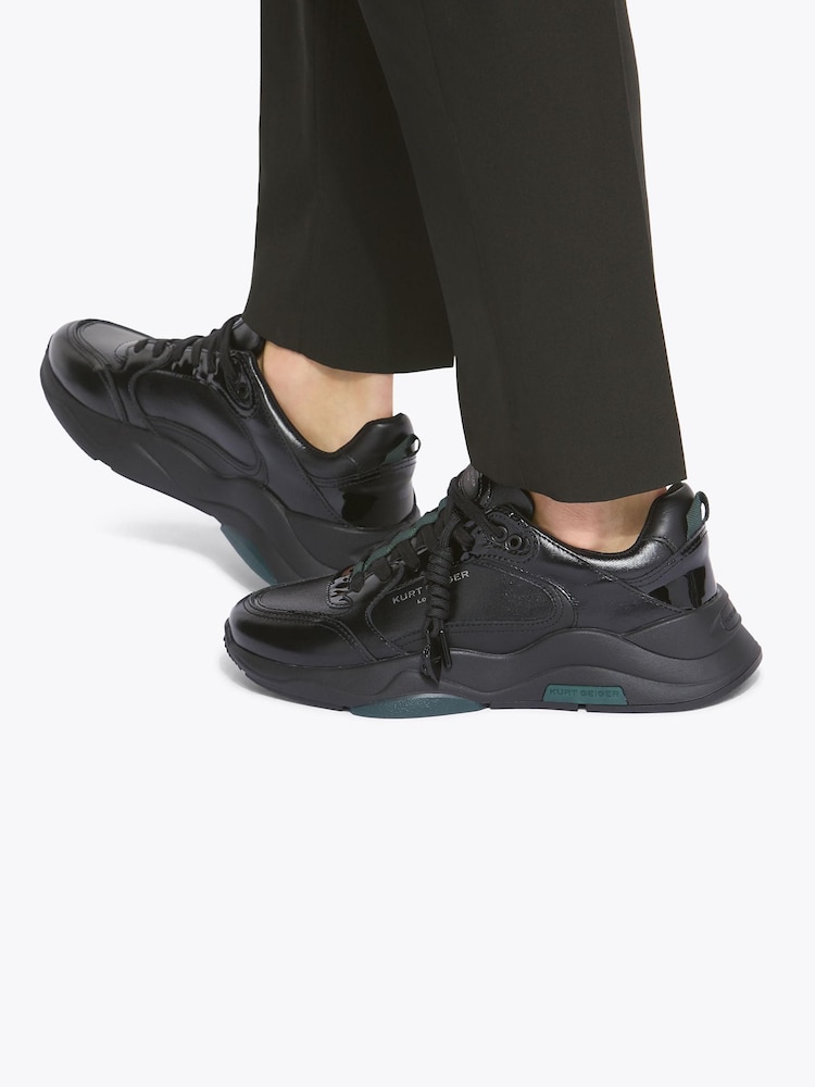 Kurt Geiger London Black Royston Trainers - Image 2 of 5