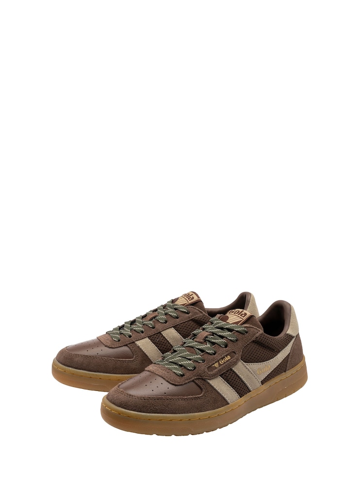 Gola Brown Hawk Trainers - Image 2 of 4 Gola Brown Hawk Trainers - Image 2 of 4