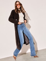 Friends Like These Mid Wash High Waist Pocket Flare Jeans - Image 2 of 5