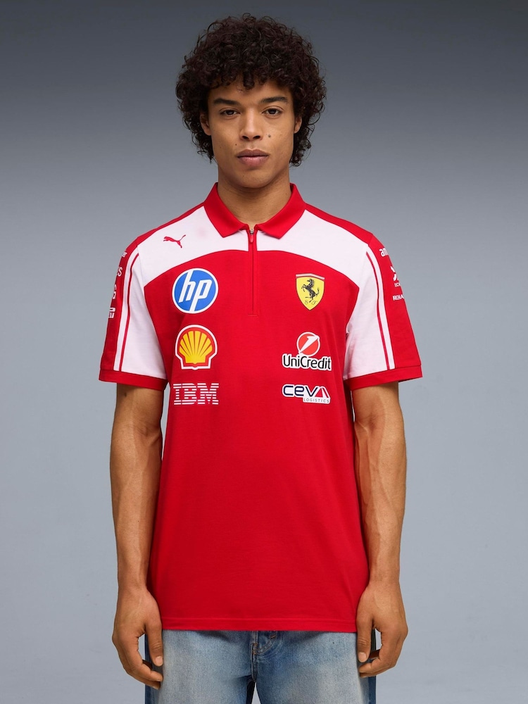 Puma Red Sf Replica Polo Shirt - Image 1 of 5