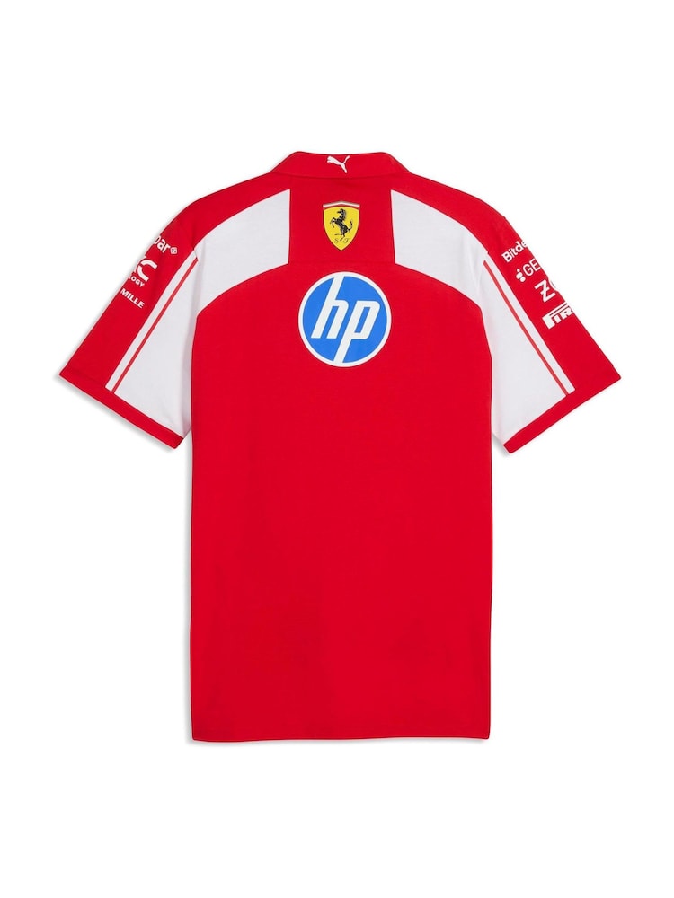 Puma Red Sf Replica Polo Shirt - Image 5 of 5
