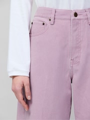 Ro&Zo Pink Barrel Leg Jeans - Image 3 of 5