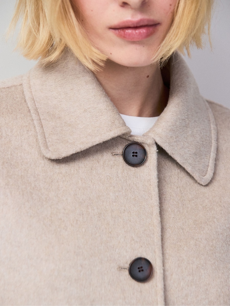 Ro&Zo Natural Wool Blend Double Faced Jacket - Image 7 of 7