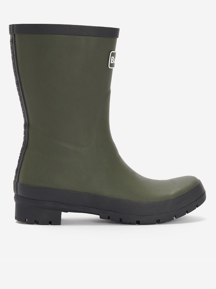 Barbour® Jet Black Banbury Mid Wellies - Image 1 of 5 Barbour® Jet Black Banbury Mid Wellies - Image 1 of 5