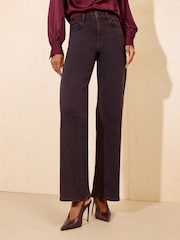 Friends Like These Vintage Berry Everyday Wide Leg Jeans - Image 1 of 5