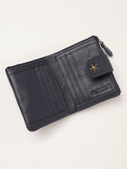 FatFace Navy Star Detail Leather Purse - Image 2 of 3