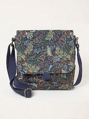 Bolso bandolera de lona con estampado floral FatFace - Imagen 1 de 3