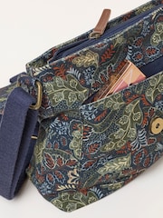 Bolso bandolera de lona con estampado floral FatFace - Imagen 2 de 3