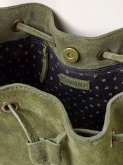 Зелений - FatFace 100% Suede Bucket Bag - Image 3 of 3