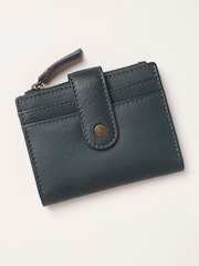 FatFace Teal Blue Leather Cardholder - Image 1 of 3