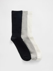 Gap Multi Crew Socks 3 Pack - Image 1 of 2