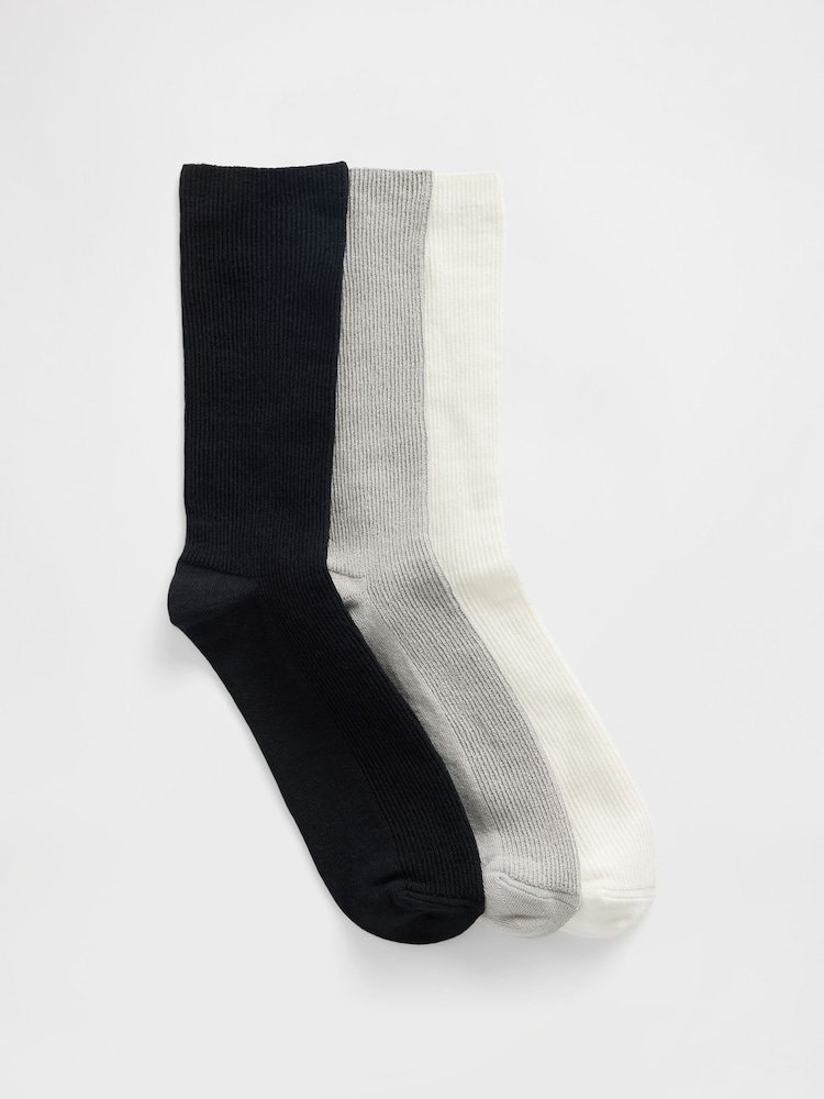 Gap Multi Crew Socks 3 Pack - Image 1 of 2