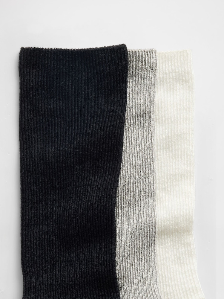Gap Multi Crew Socks 3 Pack - Image 2 of 2
