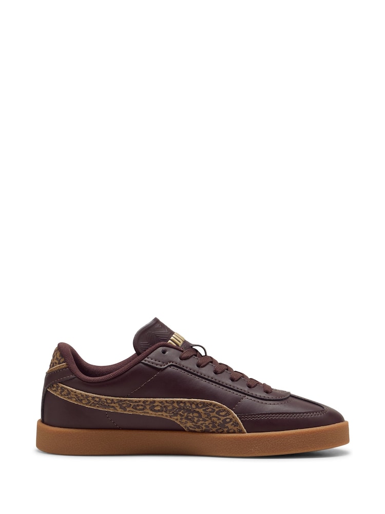 Puma Chocolate Brown Club Ii Era Feline Trainers - Image 2 of 6 Puma Chocolate Brown Club Ii Era Feline Trainers - Image 2 of 6