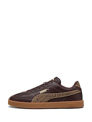Puma Chocolate Brown Club Ii Era Feline Trainers - Image 3 of 6