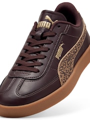 Puma Chocolate Brown Club Ii Era Feline Trainers - Image 6 of 6