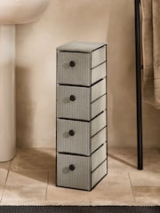Monochrome Woven Slim Storage Drawers - Image 1 of 5