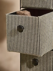 Monochrome Woven Slim Storage Drawers - Image 3 of 5