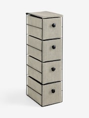 Monochrome Woven Slim Storage Drawers - Image 4 of 5
